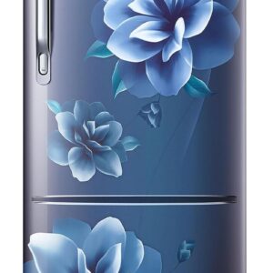 Samsung 183 L, 4 Star, Digital Inverter, Direct-Cool Single Door Refrigerator (RR20C1724CU/HL, Camellia Blue)