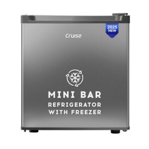 Cruise 45 L 2 Star Compact Minibar Refrigerator with Freezer Compartment – Direct Cool Technology (Single Door, Graphite Grey, CRDSVK-FZ1050G)