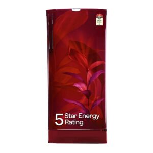Godrej 234 L 5 Star Hygiene+ Inverter Technology | Toughened Glass Shelve | Jumbo Vegetable Tray | 2.25L Bottle Space Direct Cool Single Door Refrigerator (RD EDGEPRO 255E TAI MN WN, Marine Wine)