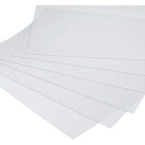 Kuber Industries Solid 6 Pieces PVC Refrigerator/Fridge Multipurpose Drawer Mat Set (Ctktc032292, White, Standard, Polyvinyl Chloride)