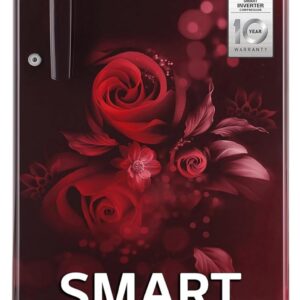 LG 185 L 4 Star Direct-Cool Inverter Single Door Refrigerator (GL-B199OSEY, Scarlet Euphoria, Smart Connect)