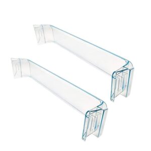 Plastic Fridge Bottle Shelf | Compatible with LG Single Door Refrigerator (190L) | Clear Door Rack | Part Number: MAN370879 / 1010 | Pack of 2