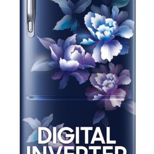 Samsung 183 L, 4 Star, Digital Inverter, Direct-Cool Single Door Refrigerator (RR20C1824HV/HL, Himalaya poppy Blue, Base Stand Drawer)